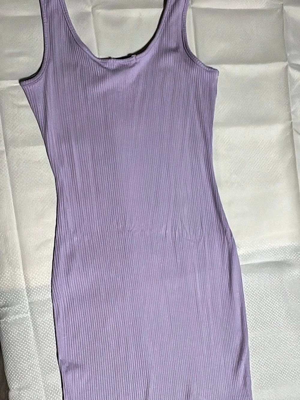 Fashion Nova Jane Heavy Rib Mini Dress Purple Medium NWT